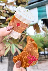 J.HOFFMAN'S Heart Coffee Cup Compact Mirror