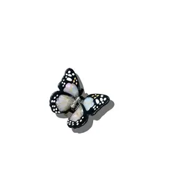 J.HOFFMAN'S Mini Butterfly Claw Clip- White