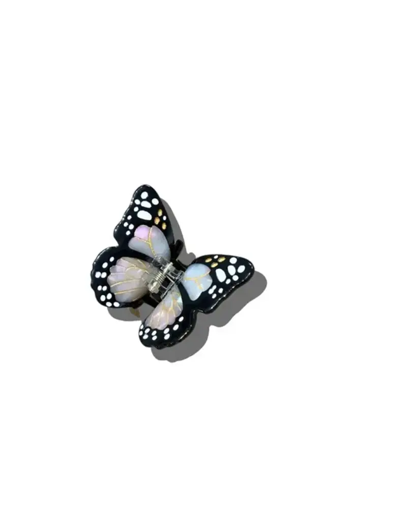 J.HOFFMAN'S Mini Butterfly Claw Clip- White