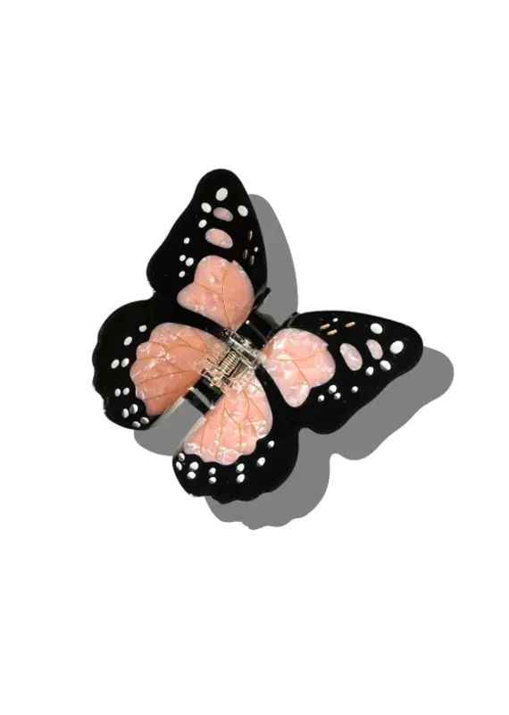 J.HOFFMAN'S Butterfly Claw Clip- Pink