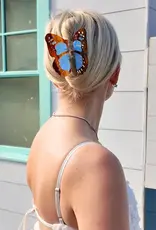 J.HOFFMAN'S Boho Monarch Claw Clip- Baby Blue