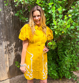 J.HOFFMAN'S Britt Dress- Golden Hour