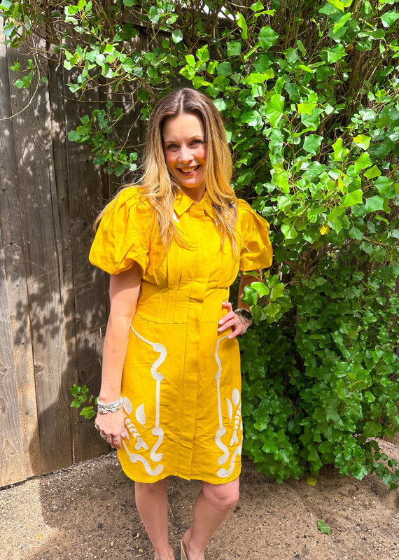 J.HOFFMAN'S Britt Dress- Golden Hour