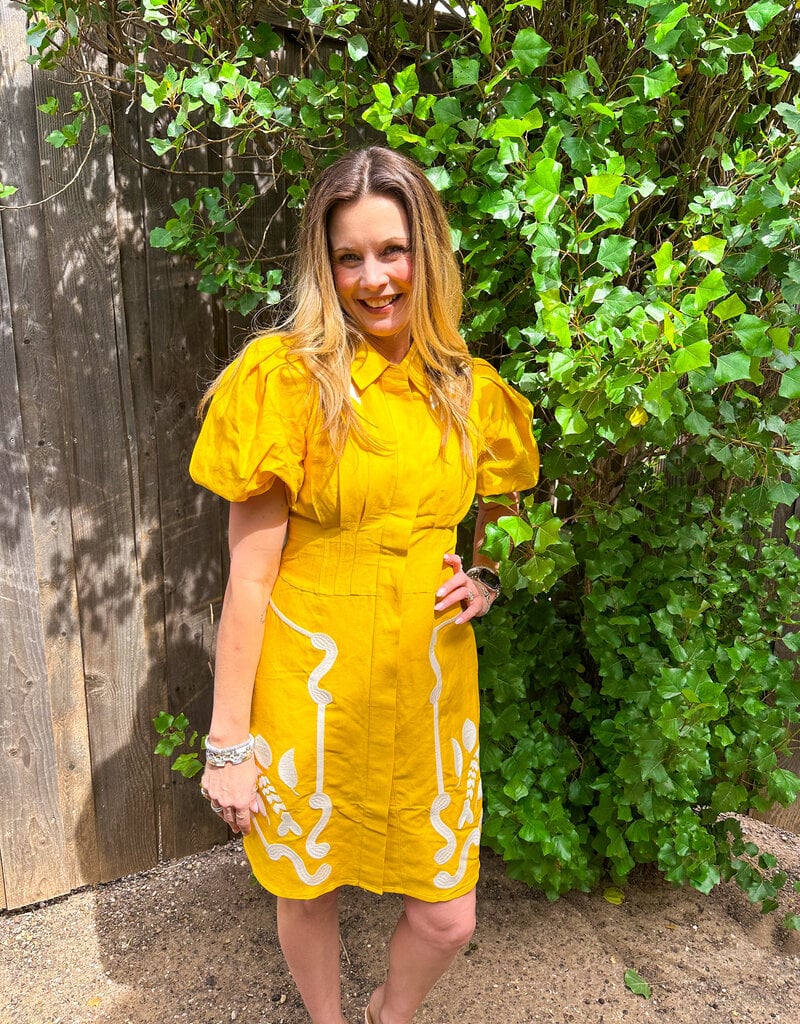 J.HOFFMAN'S Britt Dress- Golden Hour
