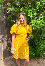 J.HOFFMAN'S Britt Dress- Golden Hour