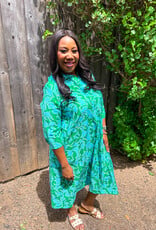 J.HOFFMAN'S Midge Dress- Green