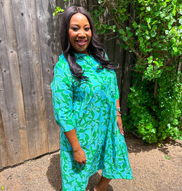 J.HOFFMAN'S Midge Dress- Green