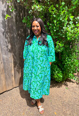 J.HOFFMAN'S Midge Dress- Green
