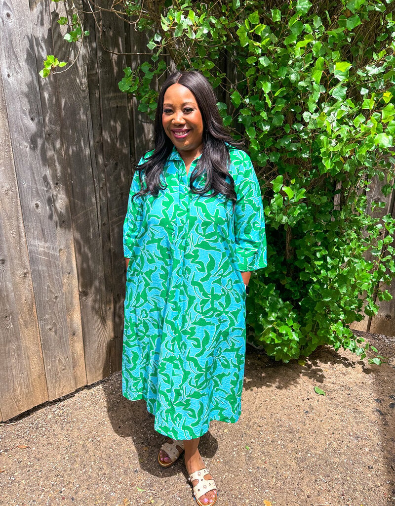 J.HOFFMAN'S Midge Dress- Green