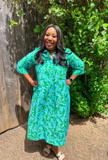 J.HOFFMAN'S Midge Dress- Green