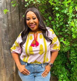 J.HOFFMAN'S Apresa Top- Pink