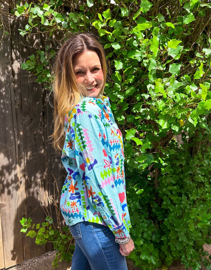 J.HOFFMAN'S Karter Top- Blue