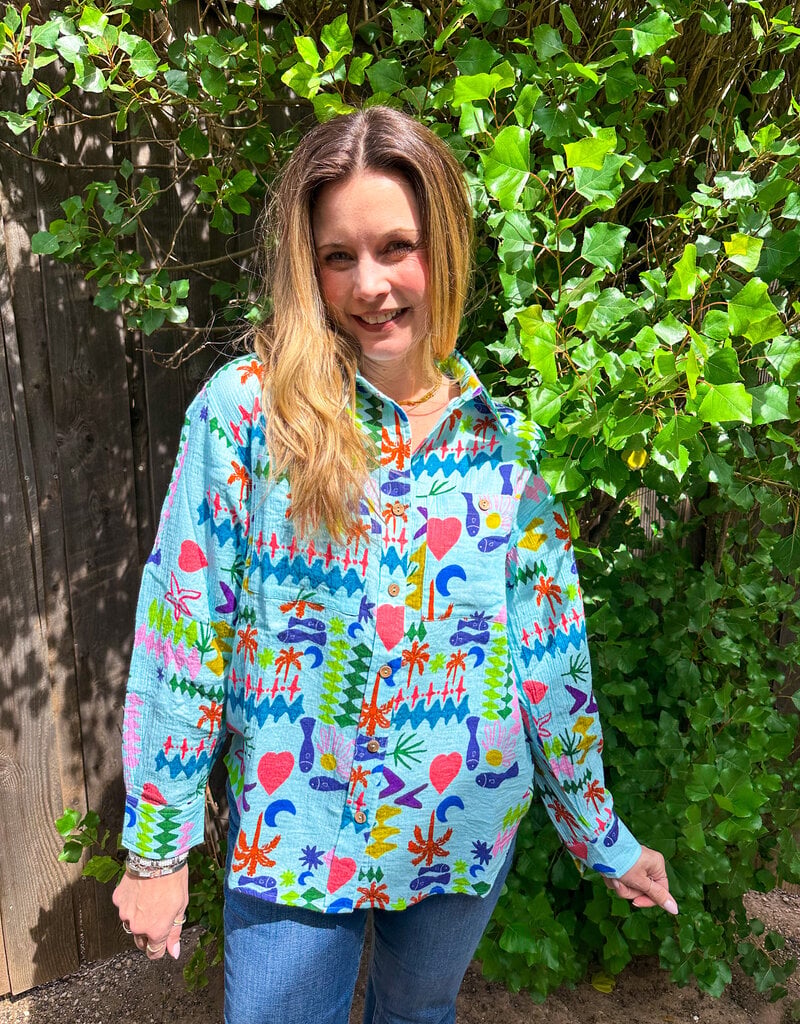 J.HOFFMAN'S Karter Top- Blue