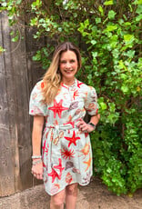 J.HOFFMAN'S Toni Dress- Aqua