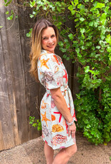 J.HOFFMAN'S Toni Dress- Aqua
