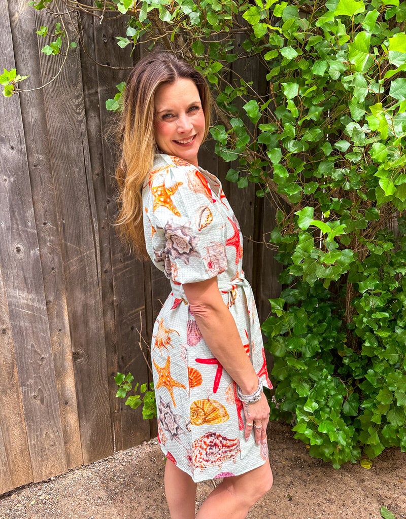 J.HOFFMAN'S Toni Dress- Aqua