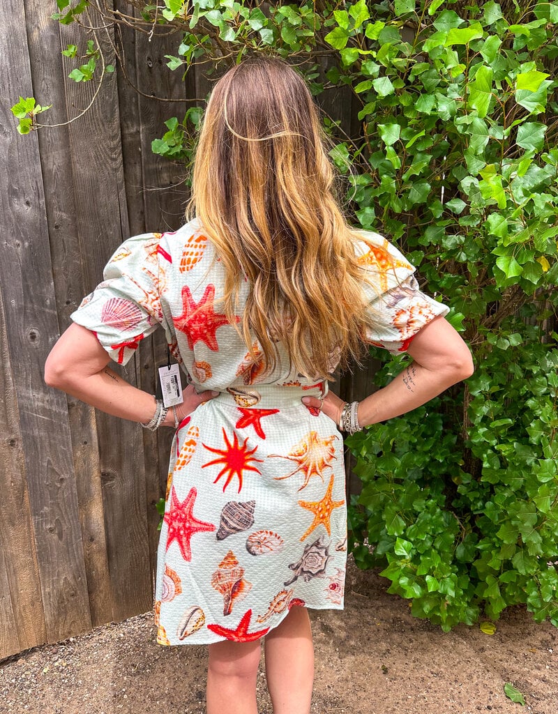 J.HOFFMAN'S Toni Dress- Aqua