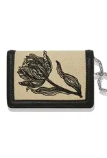 La Tulipe Noir Medium Wallet