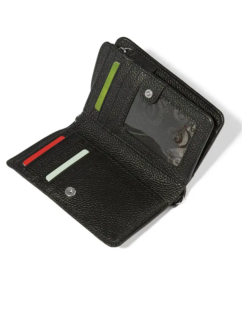 La Tulipe Noir Medium Wallet