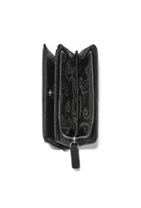 La Tulipe Noir Medium Wallet