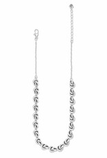 Interlok Single Knot Collar necklace in Silver