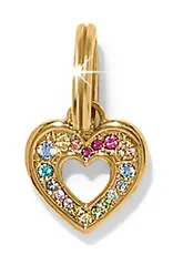 Enchanting Gem Heart Charm