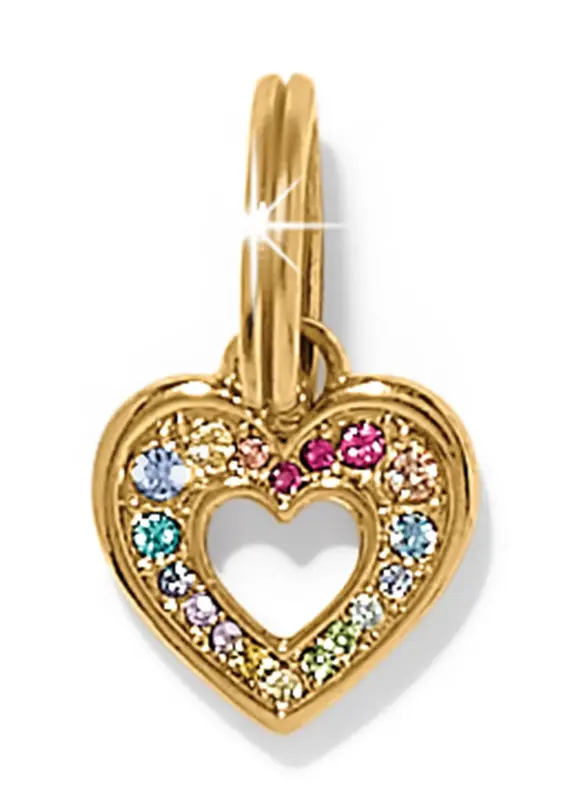 Enchanting Gem Heart Charm
