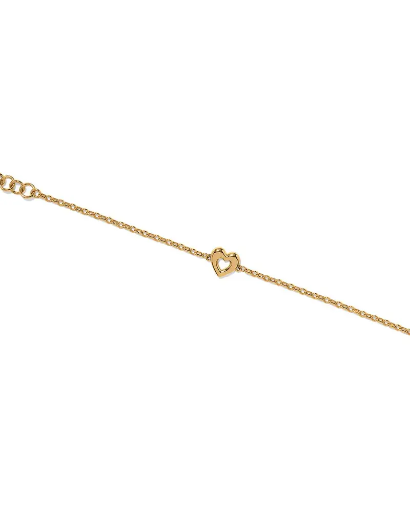 Enchanting Gem Heart Bracelet