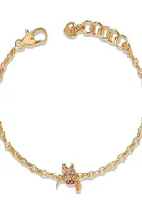 Enchanting Gem Hummingbird Necklace