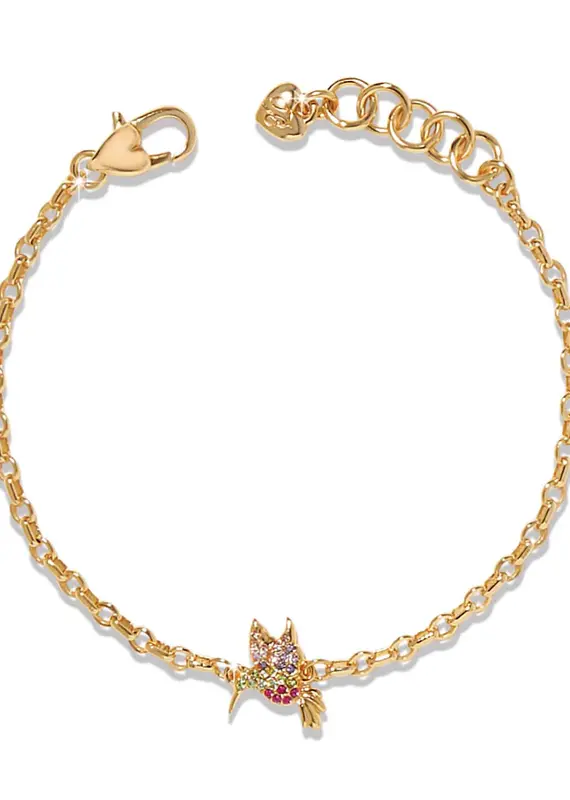 Enchanting Gem Hummingbird Necklace