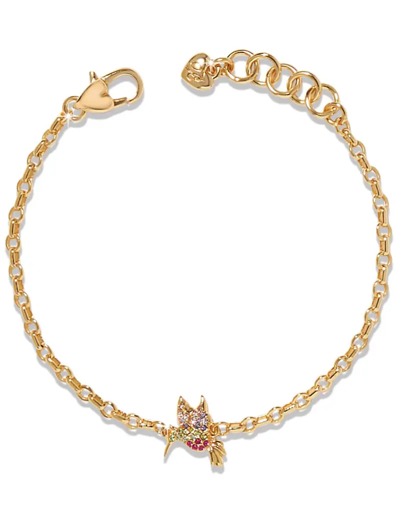 Enchanting Gem Hummingbird Necklace
