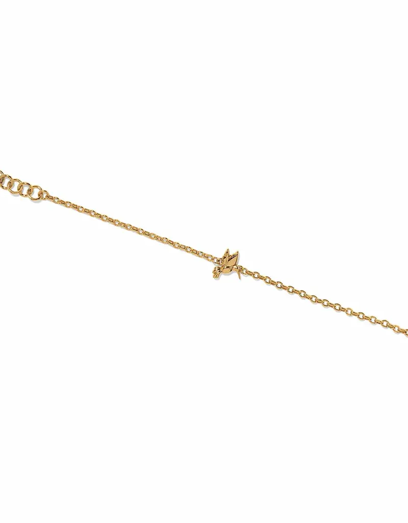 Enchanting Gem Hummingbird Necklace