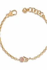 Enchanting Gem Tulip Bracelet