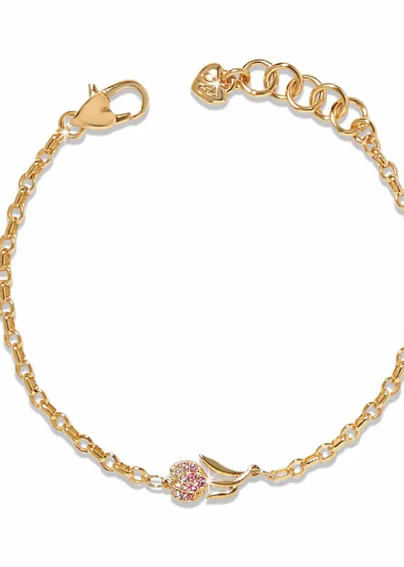 Enchanting Gem Tulip Bracelet