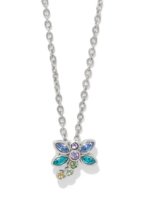 Enchanting Gem Dragonfly Necklace
