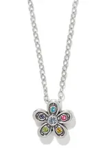 Enchanting Gem Flower Necklace