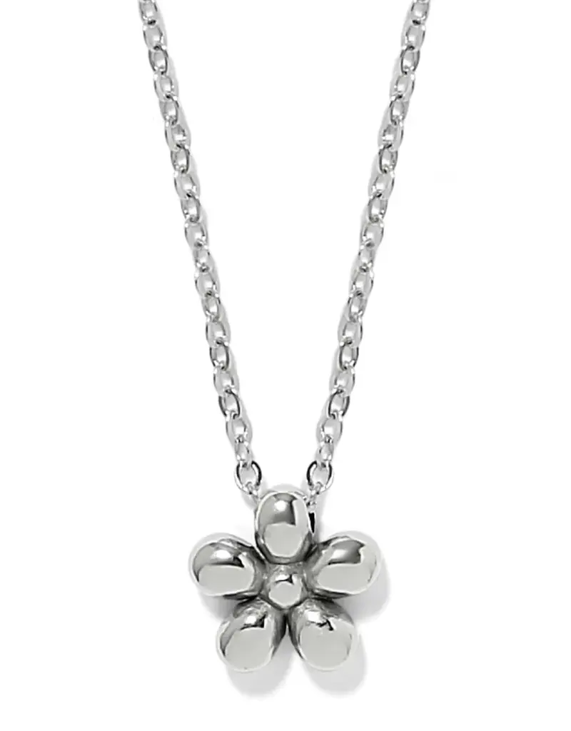 Enchanting Gem Flower Necklace