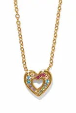 Enchanting Gem Heart Necklace