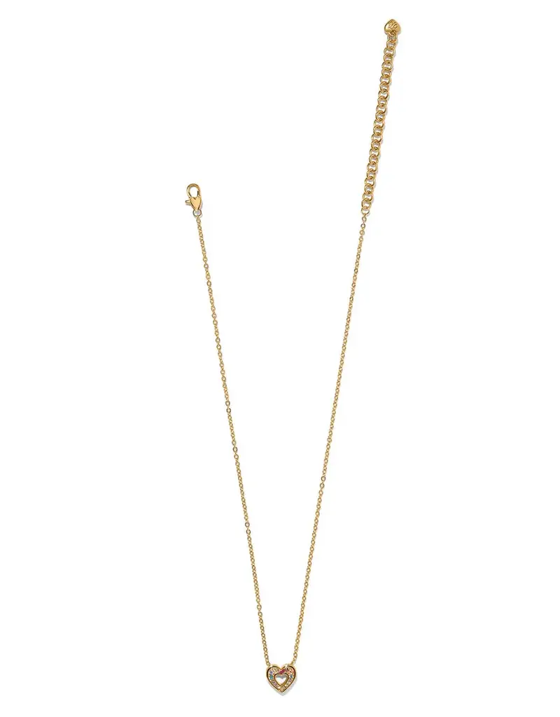 Enchanting Gem Heart Necklace