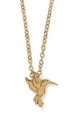 Enchanting Gem Hummingbird Necklace
