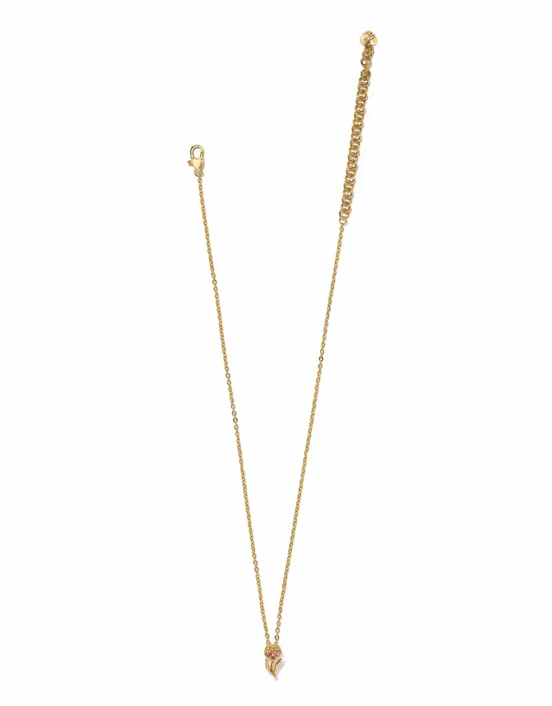 Enchanting Gem Tulip Necklace