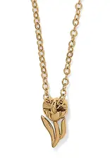 Enchanting Gem Tulip Necklace