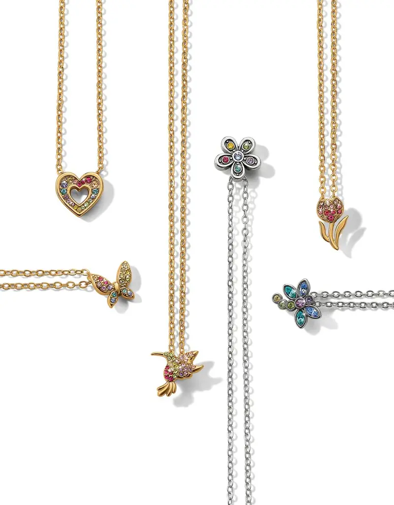 Enchanting Gem Butterfly Necklace