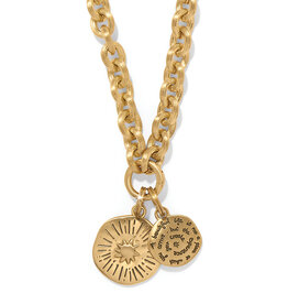 Token Lavish Link Charm Necklace in Gold
