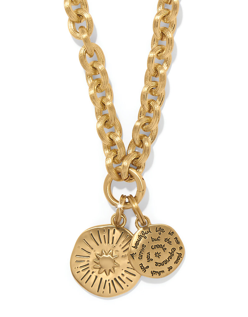 Token Lavish Link Charm Necklace in Gold