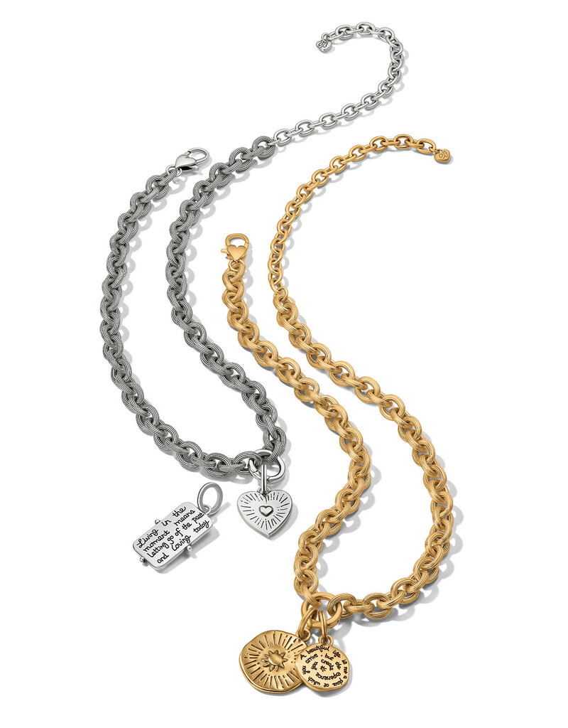 Token Lavish Link Charm Necklace in Gold