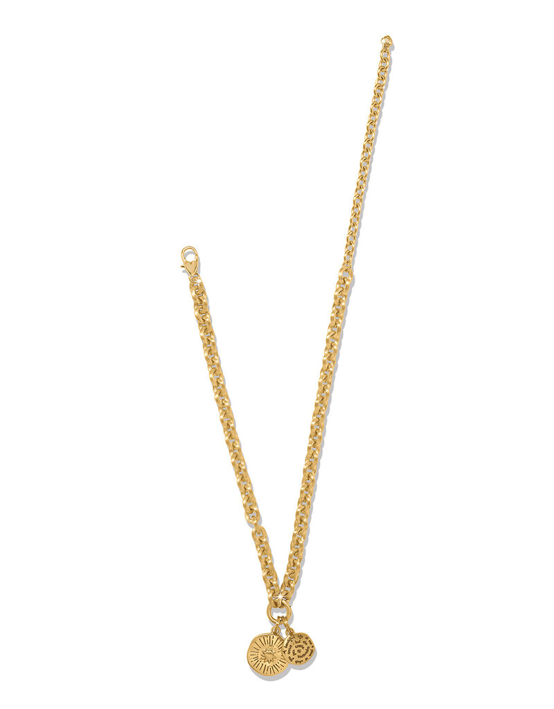 Token Lavish Link Charm Necklace in Gold
