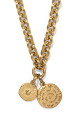 Token Lavish Link Charm Necklace in Gold