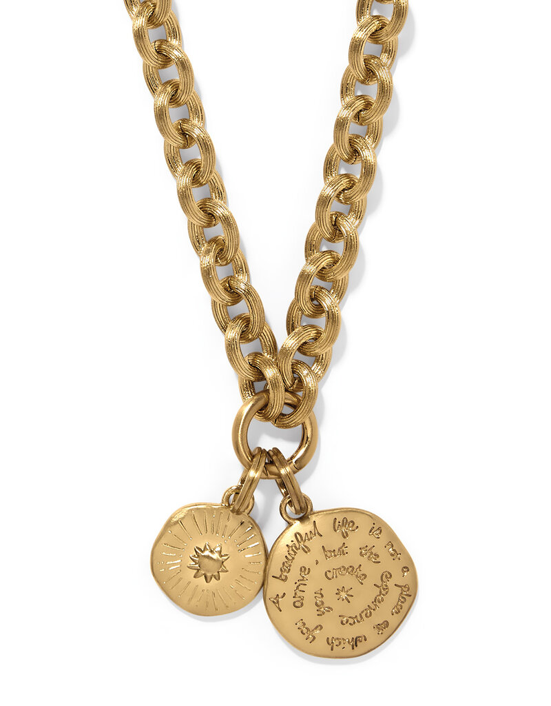 Token Lavish Link Charm Necklace in Gold