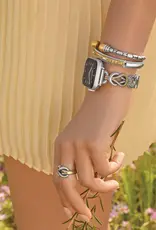 Mosaic Nova Hinged Bangle